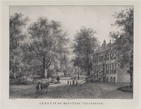 KG 08530
<br/>
Gezigt in de hofstede Velserbeek
<br/>
<em>Buffa & Zonen, Kunsthandel Frans (wekzaam 1808-1951)</em>